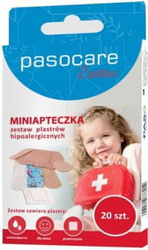 shumee PASOCARE MINI KOMPLET PRVE POMOČI komplet hipoalergenih obližev Paso-Trading 20 kosov.