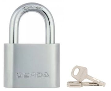 shumee Jeklena obešanka GERDA BARREL 50, mat krom, blister