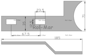 shumee Levo sprednje strgalo Fortschritt T-088 Spreader