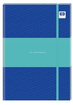 shumee ZVEZEK A5/96K Z RADIRKO ČRNO-MODRA PASTELNA BARVA