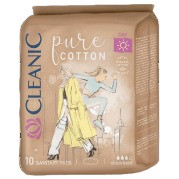 shumee Cleanic čisti bombažni dnevni vložki 10 kosov.