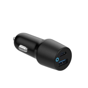 eSTUFF Avtomobilski polnilnik eSTUFF INFINITE 38 W. 1 x USB-C + 1 x USB-A, ES631031