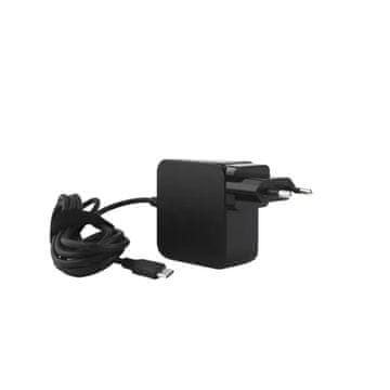 CoreParts Polnilnik CoreParts 65W Nano USB-C, tehnologija GaN, PD USB-C vtič za EU in Združeno kraljestvo, MBXUSBC-AC0029
