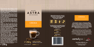 shumee Astra kava MILD Crema 250 g fino mleta