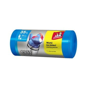 shumee Jan Niezbędny Vrečke za smeti, enostavno zložene, modre, 35 l, 30 kosov