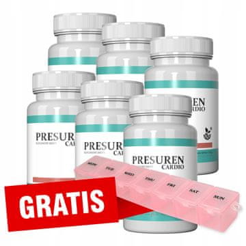 shumee 6x Prehransko dopolnilo Presuren Cardio glog kapsule 30 kosov.