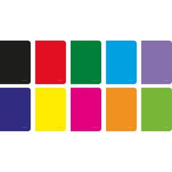 shumee Zvezek Herlitz Rainbow A5, 96 listov, kvadratni