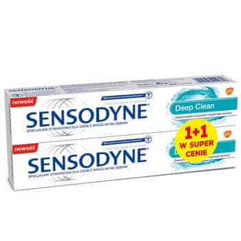 shumee Sensodyne Deep Clean 75 ml 1+1 po odlični ceni