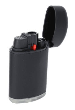 shumee Črni plinski vžigalnik Jet, enobarvni, močan