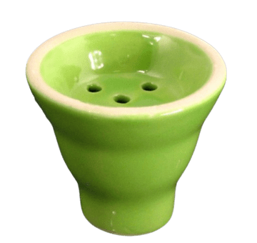shumee Posoda za nargilo za šišo keramična majhna zelena