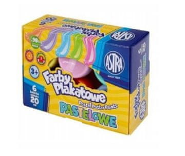 shumee PASTELNE BARVE ZA PLAKATE 6 BARV 20 ML 4281