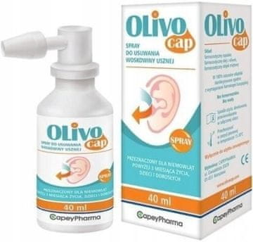 shumee OLIVOCAP sprej za odstranjevanje ušesnega masla za higieno ušes 40 ml