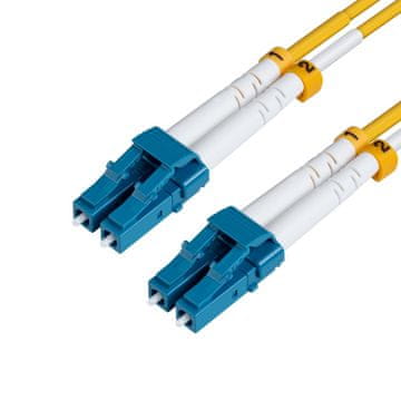 shumee MikroConnect optični kabel LC/UPC-LC/UPC 30m OS2 Simplex LSZH rumen, FIB441030
