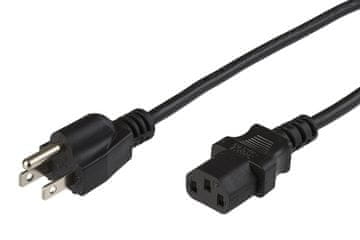 MicroConnect Napajalni kabel NEMA 5-15P do C13, PE110440SJT-IT