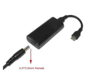 shumee CoreParts 4,5*3,0 adapter za DELL na USB-C, MBXUSBC-CO0006