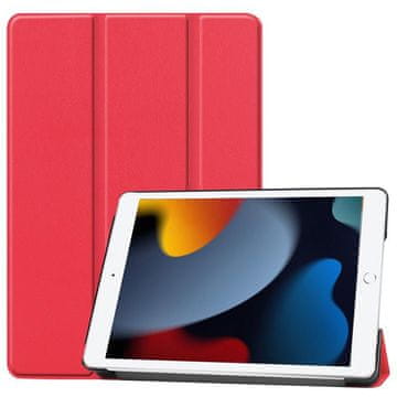CoreParts CoreParts Trikratni ovitek na kolescih za iPad 7/8/9 (2019–2021) 10,2" s funkcijo bujenja – rdeč, TABX-IP789-COVER3