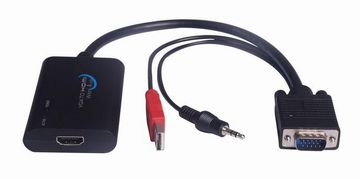 MicroConnect Pretvornik VGA - HDMI z napajanjem USB
