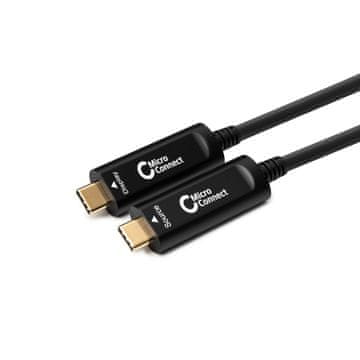 MicroConnect MicroConnect Premium USB-C optični kabel 10 m, 4K60Hz, samo video, brez polnjenja, USB3.1CC10OP