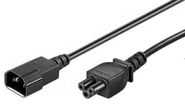 MicroConnect Podaljševalni kabel C14-C5 1 m