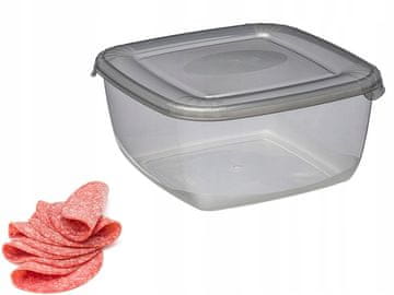 shumee Posoda za shranjevanje hrane Plast Team Polar 2,5 L siva