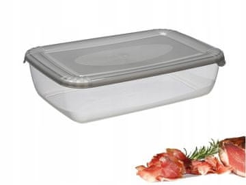 shumee Posoda za shranjevanje hrane Plast Team Polar 0,45 l siva