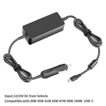 CoreParts Avtomobilski polnilec CoreParts USB-C, MBXUSBC-DC0004