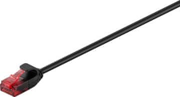 MicroConnect MicroConnect U/UTP CAT6 5M črne barve, tanek, V-UTP605S-SLIM