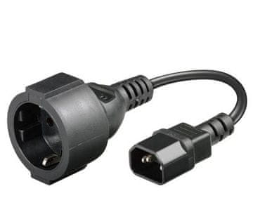 MicroConnect Podaljševalni kabel MicroConnect C14 - šuko ženski