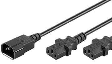 MicroConnect Razdelilnik MicroConnect C14 - 2 x C13