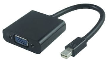 MicroConnect MicroConnect Mini Displayport-VGA MF črne barve