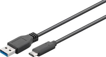 MicroConnect Kabel MicroConnect USB-C Gen1 - USB 3.0 A, 1 m, 10G