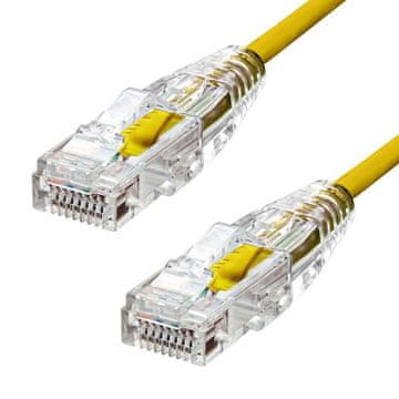 ProXtend ProXtend ultra tanek CAT6 U/UTP CU LSZH Ethernet kabel rumene barve 5 m, S-6UTP-05Y