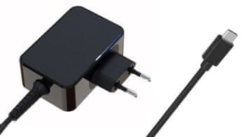 shumee CoreParts USB-C 65W PD napajalnik, EU vtič, MBXUSBC-AC0026