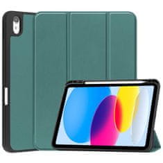CoreParts Tri-fold TPU ovitek s kolesci - temno zelen za iPad 10,9" 10. generacije, TABX-IP10-COVER25