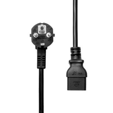 ProXtend Schuko napajalni kabel pod kotom na C19 0,5 m, PC-FAC19-0005