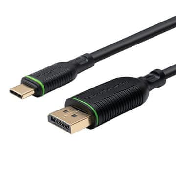 MicroConnect Kabel USB-C na DisplayPort 0,5 m V-FTP6A015B-SLIM, MC-USBCDP05