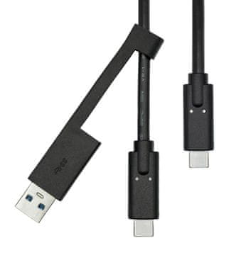 ProXtend USB-C 3.2 G2 kabel z USB-A adapterjem 1 m, USBCWA-001