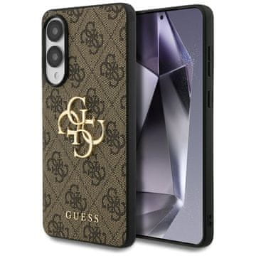 shumee Ovitek Guess Big 4G Logo Classic Logo za Samsung Galaxy S25 Edge rjave barve