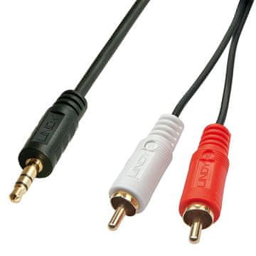 shumee Lindy Premium avdio kabel 2x RCA na 3,5 mm, 1 m, 35680