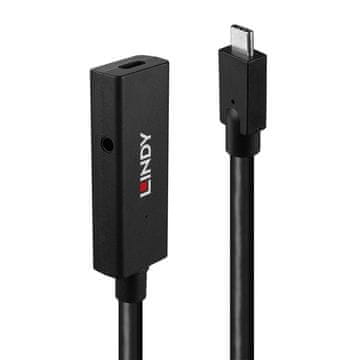Lindy Aktivni podaljševalni kabel USB 3.2 Gen 2 C/C 5 m Lindy, model 43176, 43364