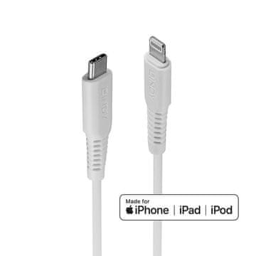 Lindy kabel USB-C na Lightning 0,5 m, bel, 31315