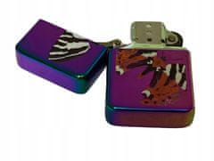 shumee Bencinski vžigalnik Tristar z metuljem - mavrični dizajn