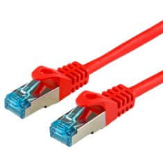 Profesionalni SF/UTP patch kabel 0,3 m - CAT5E - rdeč, TCR55SS003R