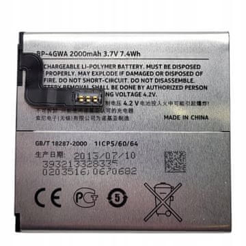 shumee NOVA BATERIJA BP-4GWA USTREZA ZA NOKIA LUMIA 625 2000mAh