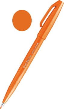 shumee ČOPIČ za kaligrafske skice Pentel marker ORANŽEN