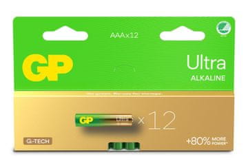 shumee GP ULTRA AAA/LR03 alkalne baterije, komplet 12 kosov, 151447