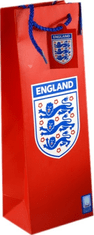 shumee Elegantna rdeča darilna vrečka za alkohol znamke England 30 x 12 x 9 cm - Dekorativna vrečka za steklenico z originalno embalažo 0,1 kg