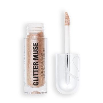shumee Tekoče senčilo za oči Revolution Metallic Muse Glitter Muse Gold