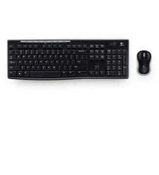 shumee Komplet brezžične miške in tipkovnice Logitech MK270, 920-004527