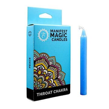 shumee Komplet 12 čarobnih sveč - grlena čakra